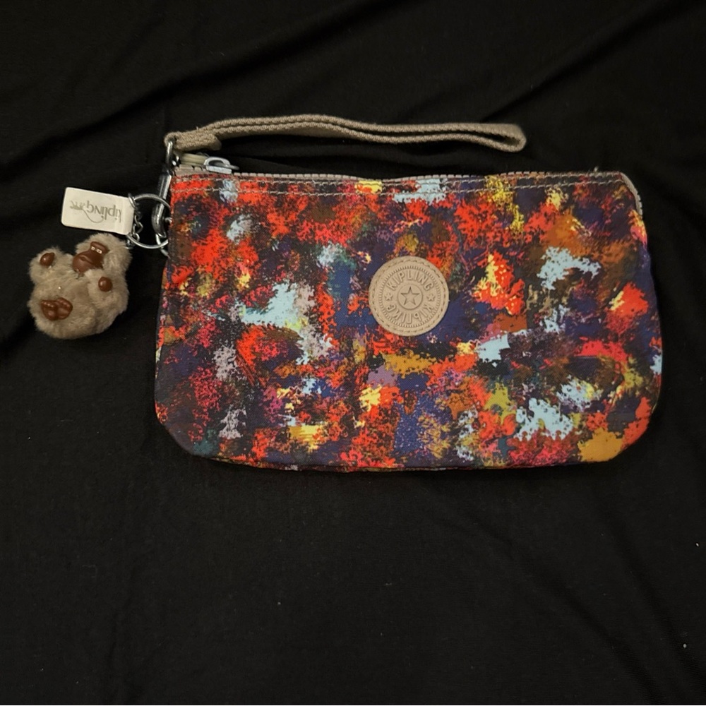 Kipling Multicolor Abstract Wristlet - image 1